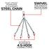 RDX X2 17PC 4ft Punch Bag With Gloves